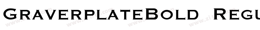 GraverplateBold Regu字体转换